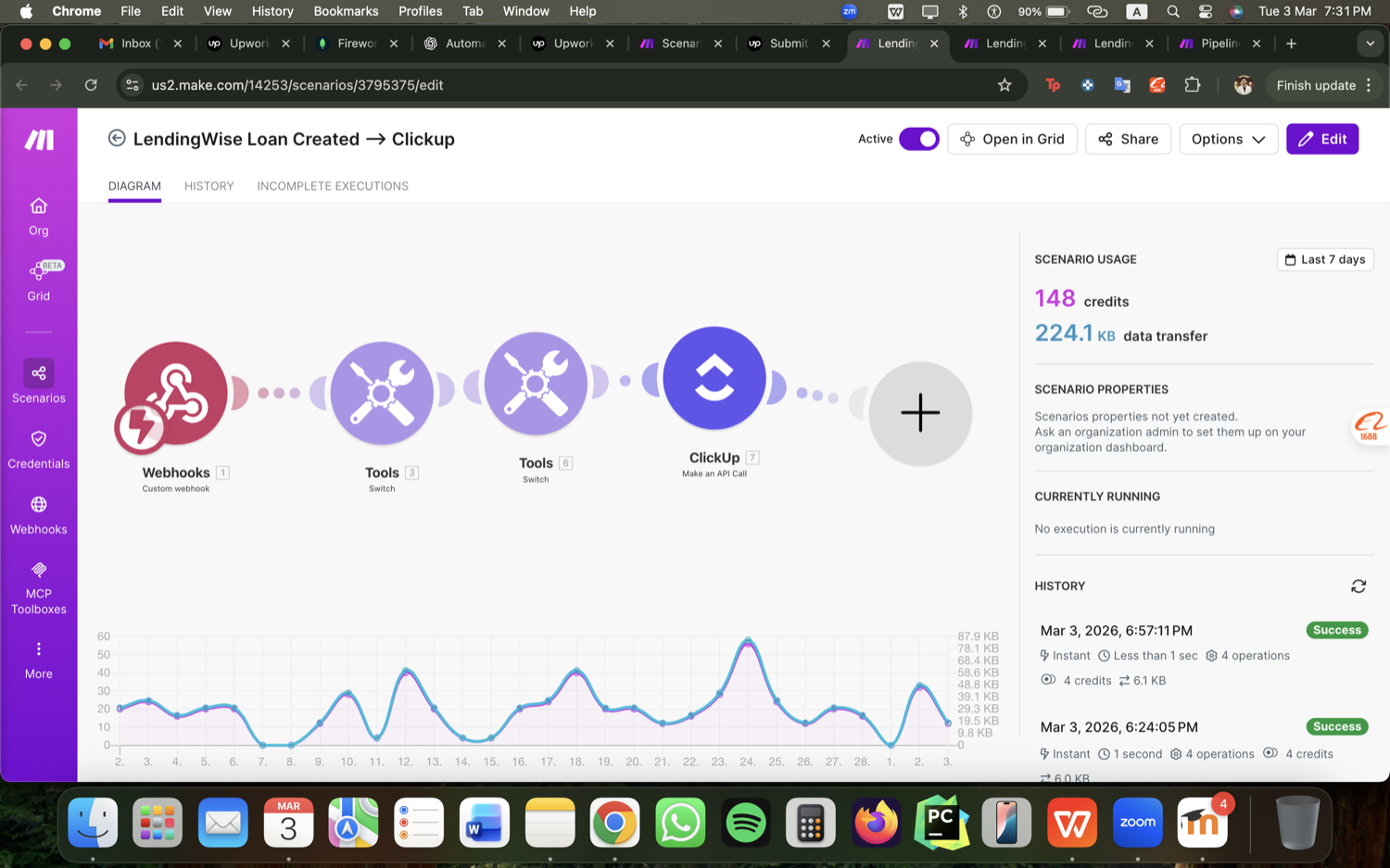 Loan Processing Automation - Make.com, LendingWise & ClickUp screenshot 9